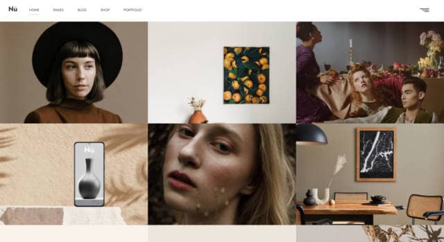 nu — portfolio gallery