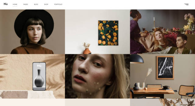 nu — portfolio gallery